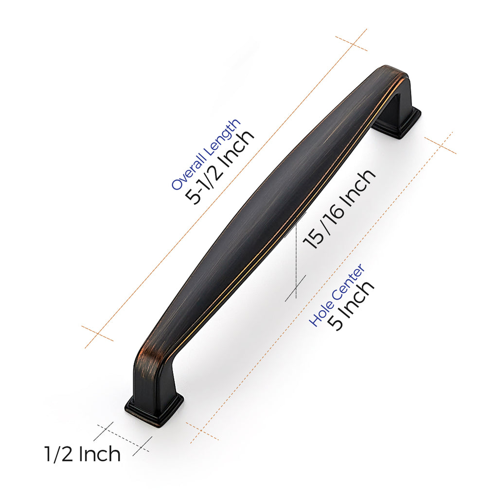 Ravinte Solid 5 Inch Kitchen Handles Pulls Drawer Pull