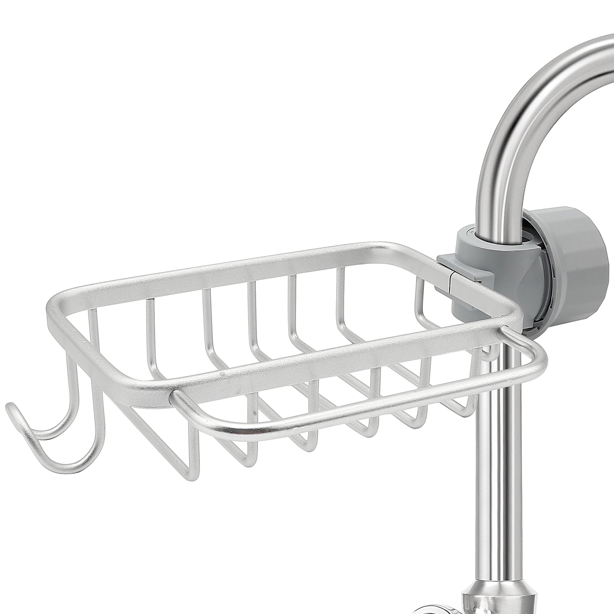 Travelwant Kitchen Sink Organizer, Sponge Holder with Towel Rack